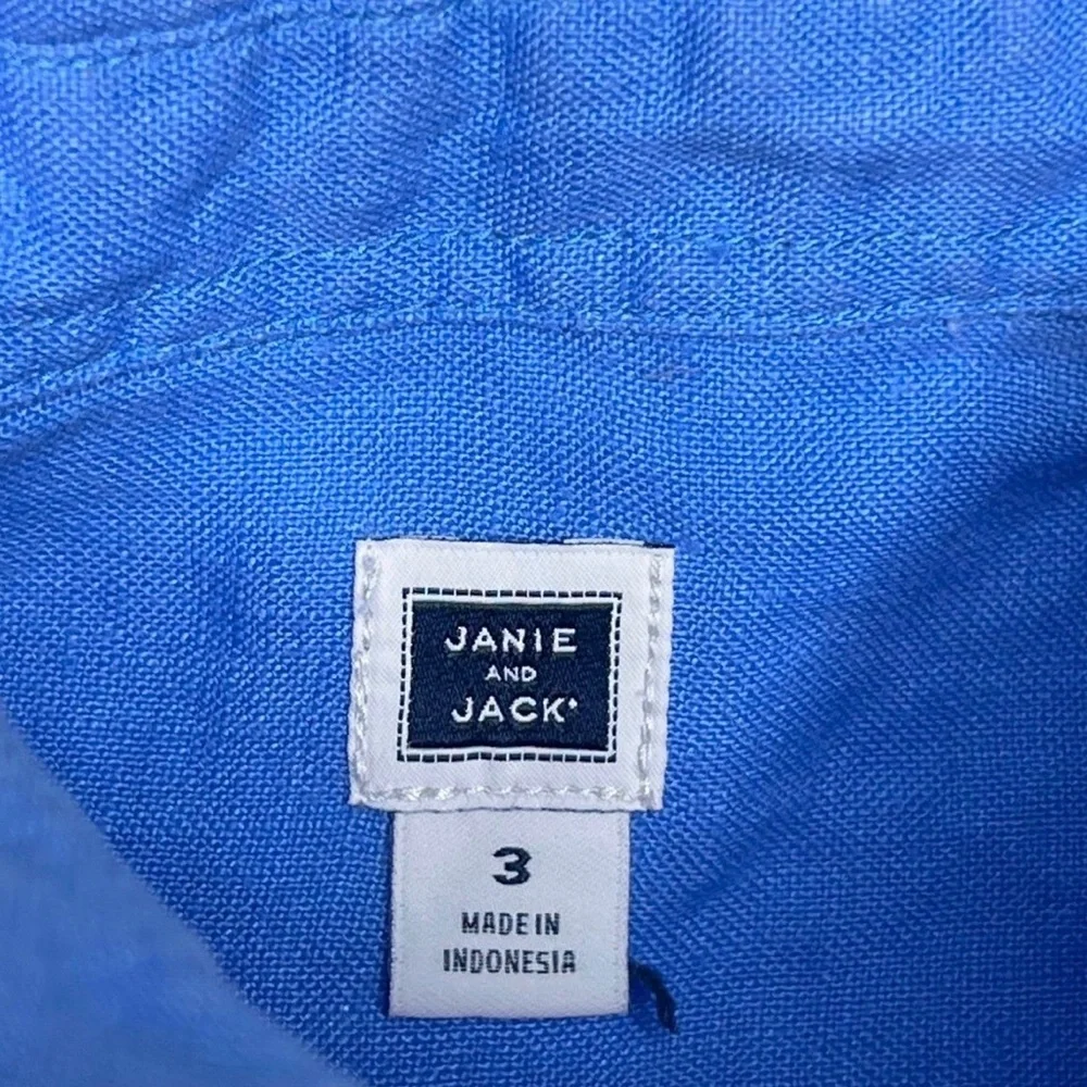 Janie And‎ Jack Linen Button Down Shirt